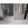 Mexen Velar porte de douche coulissante 100 cm, transparente, blanche - 871-100-000-01-20