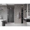 Mexen Velar porte de douche coulissante 100 cm, transparente, blanche - 871-100-000-01-20