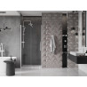 Mexen Velar porte de douche coulissante 100 cm, transparente, blanche - 871-100-000-01-20