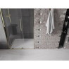 Mexen Velar portes de douche coulissantes 110 cm, transparentes, dorées - 871-110-000-01-50