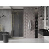Mexen Velar portes de douche coulissantes 110 cm, transparentes, dorées - 871-110-000-01-50