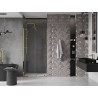 Mexen Velar portes de douche coulissantes 110 cm, transparentes, dorées - 871-110-000-01-50