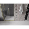 Mexen Velar porte de douche coulissante 100 cm, transparente, dorée brossée - 871-100-000-01-55