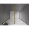 Mexen Velar porte de douche coulissante 100 cm, transparent, or brossé - 871-100-000-01-55
