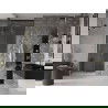 Mexen Velar porte de douche coulissante 120 cm, transparent, or brossé - 871-120-000-01-55