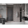 Mexen Velar portes de douche coulissantes 100 cm, transparentes, or rose - 871-100-000-01-60