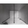 Mexen Velar porte de douche coulissantes 100 cm, transparentes, gris canon brossé - 871-100-000-01-66