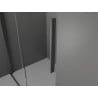 Mexen Velar porte de douche coulissante 140 cm, transparente, gris canon brossé - 871-140-000-01-66
