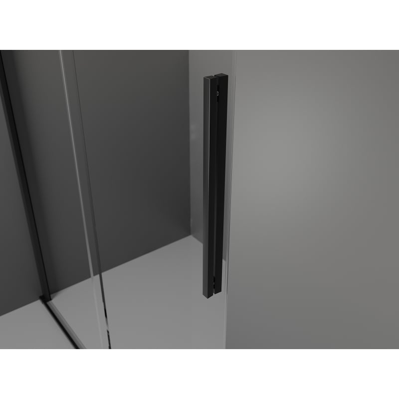 Mexen Velar portes de douche coulissantes 120 cm, transparentes, noires - 871-120-000-01-70