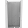Portes de douche coulissantes Mexen Velar 90 cm, transparentes, blanches - 871-090-000-01-20