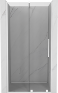 Mexen Velar porte de douche coulissante 100 cm, transparente, blanche - 871-100-000-01-20