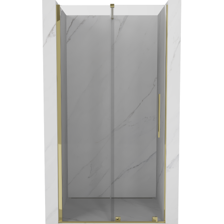 Mexen Velar porte de douche coulissante 110 cm, transparent, dorée - 871-110-000-01-50