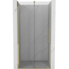 Mexen Velar portes de douche coulissantes 110 cm, transparentes, dorées - 871-110-000-01-50