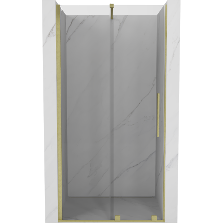 Mexen Velar porte de douche coulissante 110 cm, transparent, or brossé - 871-110-000-01-55