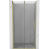 Mexen Velar porte de douche coulissante 110 cm, transparent, or brossé - 871-110-000-01-55