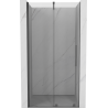 Mexen Velar porte de douche coulissantes 100 cm, transparentes, gris canon brossé - 871-100-000-01-66