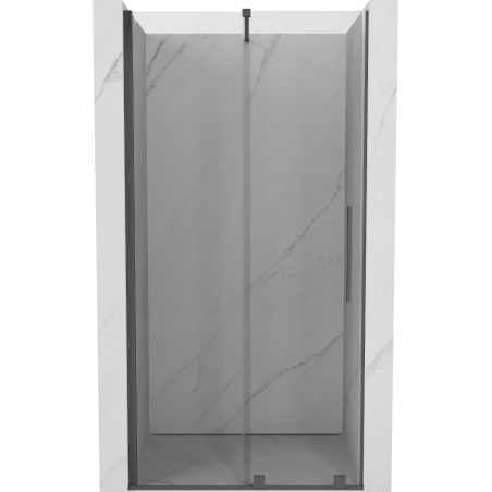 Mexen Velar porte de douche coulissante 120 cm, transparent, gris canon brossé - 871-120-000-01-66