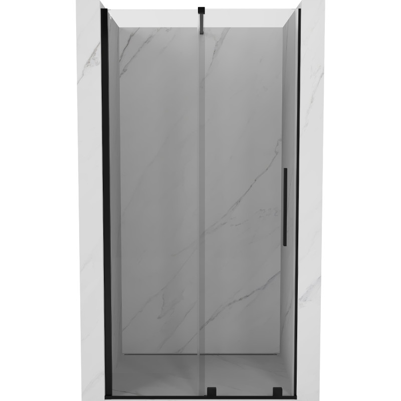 Mexen Velar porte de douche coulissante 110 cm, transparente, noire - 871-110-000-01-70