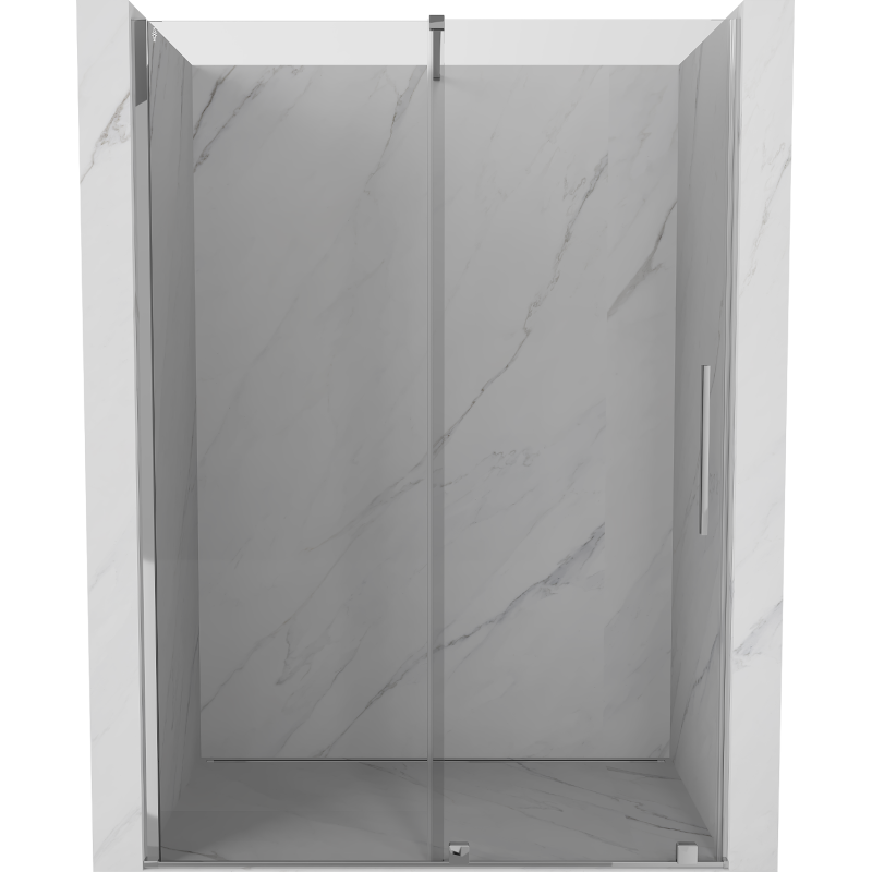 Mexen Velar porte de douche coulissante 140 cm, transparent, chrome - 871-140-000-01-01