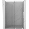 Mexen Velar portes de douche coulissantes 140 cm, transparentes, blanches - 871-140-000-01-20