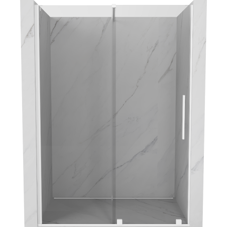 Mexen Velar porte de douche coulissante 150 cm, transparent, blanc - 871-150-000-01-20