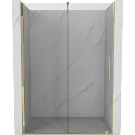 Mexen Velar porte de douche coulissante 150 cm, transparent, doré - 871-150-000-01-50