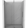 Mexen Velar porte de douche coulissante 160 cm, transparent, gris canon brossé - 871-160-000-01-66