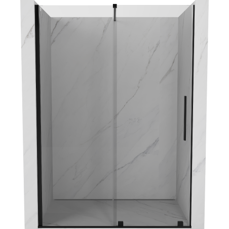 Mexen Velar portes de douche coulissantes 130 cm, transparentes, noires - 871-130-000-01-70