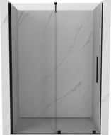 Mexen Velar portes de douche coulissantes 160 cm, transparentes, noires - 871-160-000-01-70