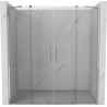 Mexen Velar Duo porte de douche coulissantes 200 cm, transparent, chromé - 871-200-000-02-01