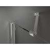 Mexen Velar Duo portes de douche coulissantes 200 cm, transparent, chrome - 871-200-000-02-01