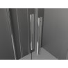 Mexen Velar Porte de douche coulissante Duo 170 cm, transparent, chrom - 871-170-000-02-01