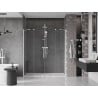 Mexen Velar Duo porte de douche coulissante 180 cm, transparentes, blanches - 871-180-000-02-20