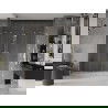 Mexen Velar Duo porte de douche coulissante 180 cm, transparent, or brossé - 871-180-000-02-55