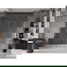 Mexen Velar Duo porte de douche coulissante 170 cm, transparent, or rose - 871-170-000-02-60