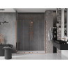 Mexen Velar Duo portes de douche coulissantes 170 cm, transparent, or rose - 871-170-000-02-60