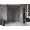 Mexen Velar Duo portes de douche coulissantes 170 cm, transparentes, cuivre brossé - 871-170-000-02-65