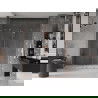 Mexen Velar Duo porte de douche coulissante 170 cm, transparent, cuivre brossé - 871-170-000-02-65