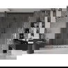 Mexen Velar Duo porte de douche coulissante 170 cm, transparent, gris canon brossé - 871-170-000-02-66