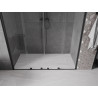 Mexen Velar Duo portes de douche coulissantes 180 cm, transparentes, noires - 871-180-000-02-70