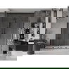 Mexen Velar Duo porte de douche coulissantes 200 cm, transparentes, noires - 871-200-000-02-70
