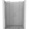 Mexen Velar Duo porte de douche coulissante 140 cm, transparent, chromé - 871-140-000-02-01