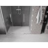 Mexen Velar Duo porte de douche coulissante 140 cm, transparent, chromé - 871-140-000-02-01