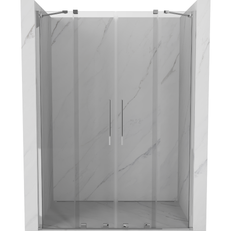 Porte de douche coulissante Mexen Velar Duo 150 cm, transparent, chrome - 871-150-000-02-01