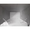 Mexen Velar Duo porte de douche coulissante 160 cm, transparent, blanc - 871-160-000-02-20