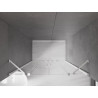 Mexen Velar Duo portes de douche coulissantes 150 cm, transparentes, blanches - 871-150-000-02-20