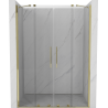 Mexen Velar Duo porte de douche coulissantes 140 cm, transparent, or - 871-140-000-02-50