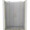 Mexen Velar Porte de douche coulissante Duo 140 cm, transparentes, dorées - 871-140-000-02-50