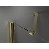 Mexen Velar Duo porte de douche coulissantes 140 cm, transparent, or - 871-140-000-02-50