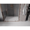 Mexen Velar Duo portes de douche coulissantes 140 cm, transparent, or rose - 871-140-000-02-60